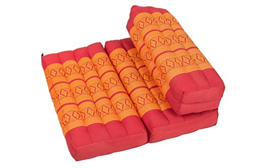 Cojín de meditación plegable, bloque de yoga para diferentes técnicas de meditación, como Zafu y Zabuton, adecuado para principiantes con relleno kapok Cojín de meditación plegable, bloque de yoga para diferentes técnicas de meditación, como Zafu y Zabuton, adecuado para principiantes con relleno kapok