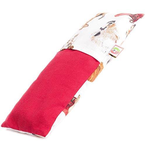 Cojín de Yoga para Meditación - Almohadilla de Semillas para Ojos y Cara (25x10 cm) - Antifaz Relajante con Funda Lavable, Tela de Algodón 100% y Olor a Lavanda (Perritos) Cojín de Yoga para Meditación - Almohadilla de Semillas para Ojos y Cara (25x10 cm) - Antifaz Relajante con Funda Lavable, Tela de Algodón 100% y Olor a Lavanda (Perritos)