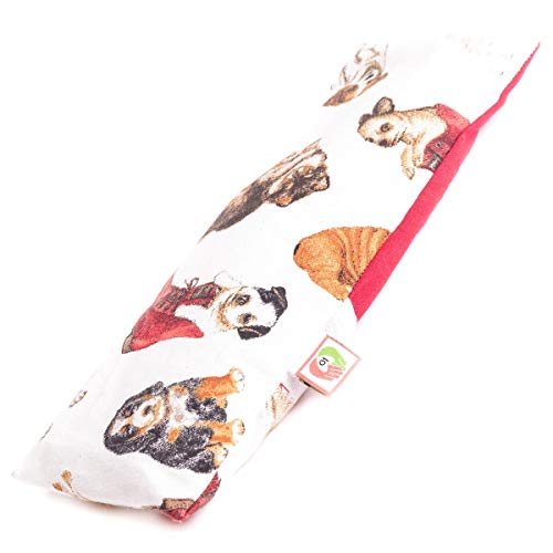 Cojín de Yoga para Meditación - Almohadilla de Semillas para Ojos y Cara (25x10 cm) - Antifaz Relajante con Funda Lavable, Tela de Algodón 100% y Olor a Lavanda (Perritos) Cojín de Yoga para Meditación - Almohadilla de Semillas para Ojos y Cara (25x10 cm) - Antifaz Relajante con Funda Lavable, Tela de Algodón 100% y Olor a Lavanda (Perritos)