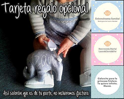 Cojín nube para bebé personalizado. *Novedad: Puedes añadir una casa personalizada, es el envoltorio perfecto para presentar de una manera original un regalo a un recién nacido.