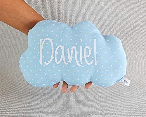 Cojín nube para bebé personalizado. *Novedad: Puedes añadir una casa personalizada, es el envoltorio perfecto para presentar de una manera original un regalo a un recién nacido.