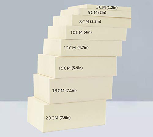 Cojín para Banco para Bancos de jardín colchoneta Asiento Bancos 5 cm Grosor Varios Tamaños-Beige Claro 60x30x5cm(23x12x2in) Cojín para Banco para Bancos de jardín colchoneta Asiento Bancos 5 cm Grosor Varios Tamaños-Beige Claro 60x30x5cm(23x12x2in)