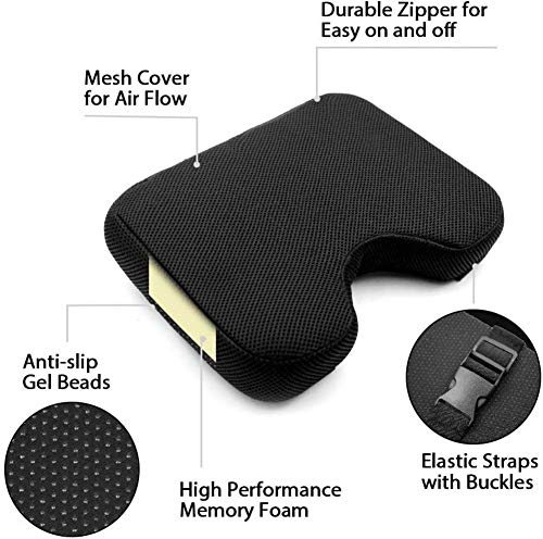 Cojín para máquina de remo con memoria, cómodo cojín para máquina de remo de interior, con funda lavable, antideslizante, resistente al sudor, duradero, 32 x 22 x 7 cm, universal Cojín para máquina de remo con memoria, cómodo cojín para máquina de remo de interior, con funda lavable, antideslizante, resistente al sudor, duradero, 32 x 22 x 7 cm, universal