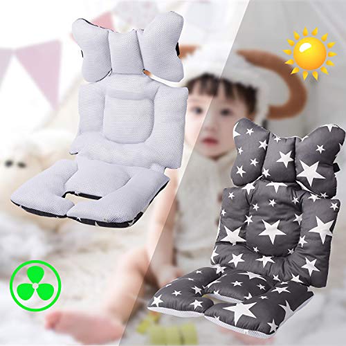 Cojín Reductor Algodón de Asiento,Cochecito de Silla Alta Cojín,Colchonetas para Silla de Paseo Universales,Colchoneta Universal de Silla Paseo,Cojín Reductor Bebe,Bebé Cojín Silla de Paseo