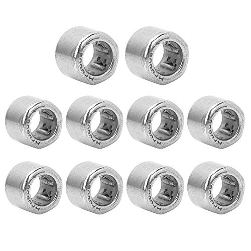 Cojinete de embrague unidireccional 10Pcs Cojinete de rodillos cilíndricos de acero con alto contenido de carbono y cromo(for T-REX 500 HF0612 6 * 10 * 12mm) Cojinete de embrague unidireccional 10Pcs Cojinete de rodillos cilíndricos de acero con alto contenido de carbono y cromo(for T-REX 500 HF0612 6 * 10 * 12mm)