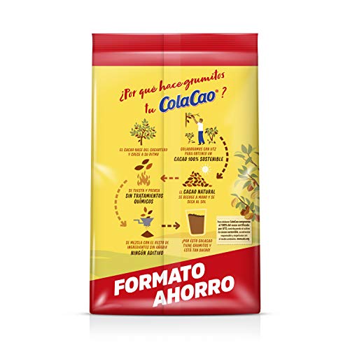 ColaCao 34223 Original: con Cacao Natural y sin Aditivos, 1200 g