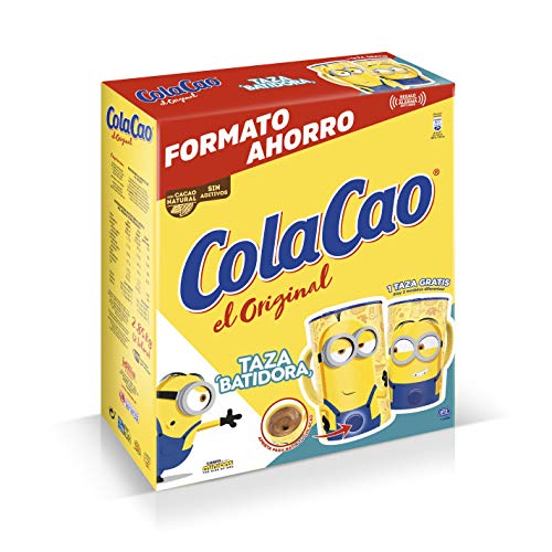ColaCao Original: con Cacao Natural-2,7kg (Batidora Minions) ColaCao Original: con Cacao Natural-2,7kg (Batidora Minions)