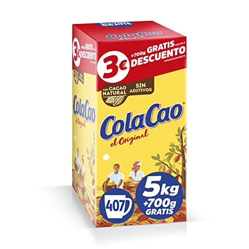 ColaCao Original: con Cacao Natural - Formato Ahorro - 5,7kg ColaCao Original: con Cacao Natural - Formato Ahorro - 5,7kg