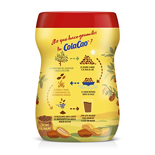 ColaCao Original: con Cacao Natural y sin Aditivos - 390g ColaCao Original: con Cacao Natural y sin Aditivos - 390g