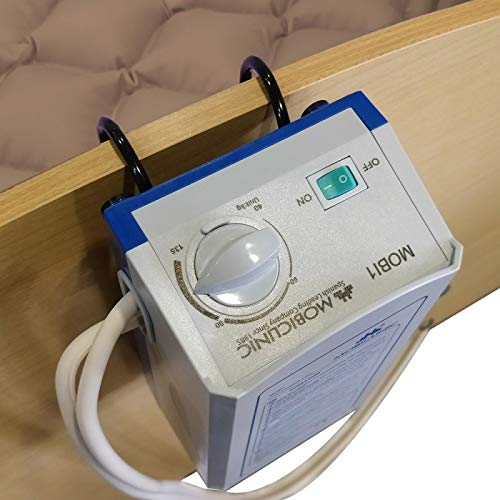 Colchón antiescaras de aire, Con compresor, PVC médico ignífugo, 200 x 90 x 7, 130 celdas, Beige Colchón antiescaras de aire, Con compresor, PVC médico ignífugo, 200 x 90 x 7, 130 celdas, Beige