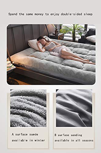 Colchón doble de un solo piso Japonés, Espesar Tatami Colchoneta para dormir Colchón enrollable plegable Niños Niñas Dormitorio Colchón Cojín Niños Piso Tumbona Cama Sofás y sofás (B,120*200cm)