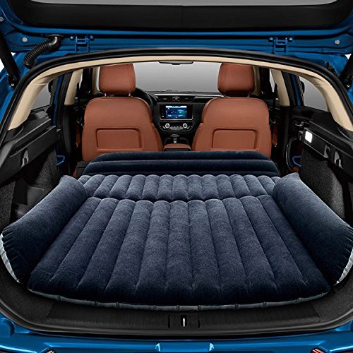 Colchón Inflable para Coche Cama Air de Auto SUV Viaje Camping Senderismo Cama Hinchable de Coche SUV Plegable Extendida para el Reposo de Sueño Sofá Hinchable para Movimiento íntimo Convertible