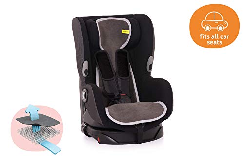 Colchoneta AirLayer AeroMoov para silla Grupo 1 ASAL1ANT Gris oscuro - colchoneta 3D de forro suave con estructura alveolar transpirable que mantiene a su bebé fresco y seco en su Grupo 1 Colchoneta AirLayer AeroMoov para silla Grupo 1 ASAL1ANT Gris oscuro - colchoneta 3D de forro suave con estructura alveolar transpirable que mantiene a su bebé fresco y seco en su Grupo 1