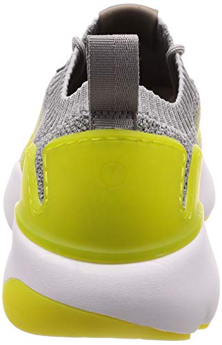 Cole Haan Herren Zerogrand All-Day Trainer Sneaker, Grau Nimbus Cloud Knit/Black/Sulphur Spring/Ivory Gray/Slphr/White, 41 EU