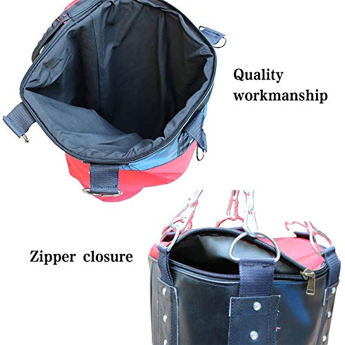 Colgante Lienzo Saco De Boxeo,Sin Llenar Bolsa De Boxeo para Entrenamiento MMA Kickboxing Artes Marciales,Alivio del Estrés Fitness Vacío Saco De Arena-Rojo 120cm Colgante Lienzo Saco De Boxeo,Sin Llenar Bolsa De Boxeo para Entrenamiento MMA Kickboxing Artes Marciales,Alivio del Estrés Fitness Vacío Saco De Arena-Rojo 120cm