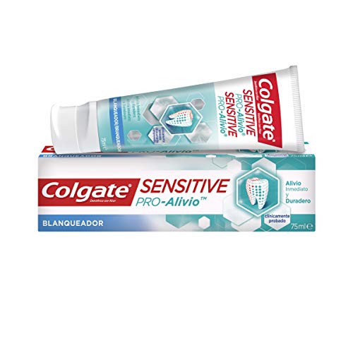 Colgate Sensitive Pro Alivio, Pasta de dientes blanqueante, alivio inmediato y duradero - Pack 12 uds x 75ml Colgate Sensitive Pro Alivio, Pasta de dientes blanqueante, alivio inmediato y duradero - Pack 12 uds x 75ml