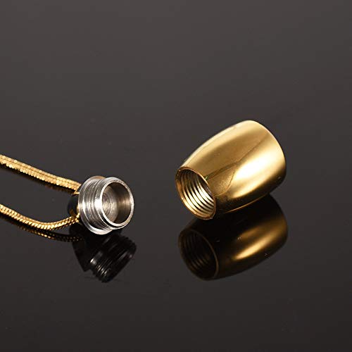 Collar De Cremación para Cenizas,Dorado Creativo Columna Elíptica Geometría Punk Urna Collares Cenizas Recuerdo Cremación Joyería Colgante Embudo Kit para Mamá Papá Mujeres Hombres Perro Gato Collar De Cremación para Cenizas,Dorado Creativo Columna Elíptica Geometría Punk Urna Collares Cenizas Recuerdo Cremación Joyería Colgante Embudo Kit para Mamá Papá Mujeres Hombres Perro Gato