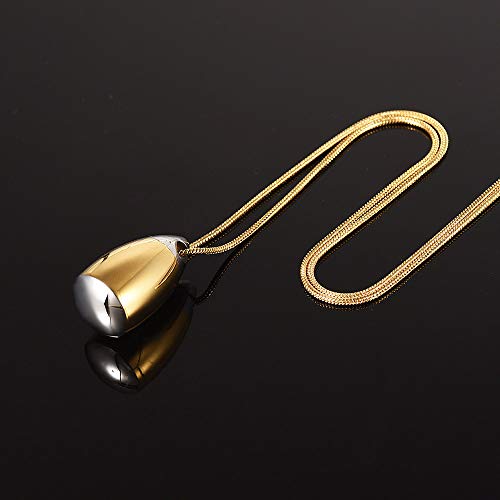Collar De Cremación para Cenizas,Dorado Creativo Columna Elíptica Geometría Punk Urna Collares Cenizas Recuerdo Cremación Joyería Colgante Embudo Kit para Mamá Papá Mujeres Hombres Perro Gato Collar De Cremación para Cenizas,Dorado Creativo Columna Elíptica Geometría Punk Urna Collares Cenizas Recuerdo Cremación Joyería Colgante Embudo Kit para Mamá Papá Mujeres Hombres Perro Gato