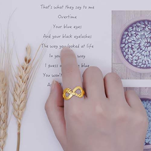 Collienght Anillo de encuadernación Ilimitado Personalizado Gratuito Hermana, Amante o Madre(Base plaquée or 18) Collienght Anillo de encuadernación Ilimitado Personalizado Gratuito Hermana, Amante o Madre(Base plaquée or 18)