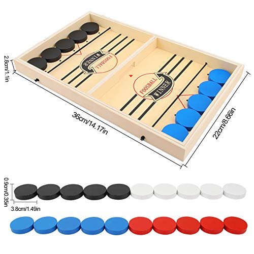 Colmanda Juego de Mesa Fast Sling Puck Juego de Air Hockey Juguete de Tablero de Catapulta Sling Puck Winner Interactivos Entre Padres e Hijos Actividades de Reunión Familiar para Padres e Hijos (1)