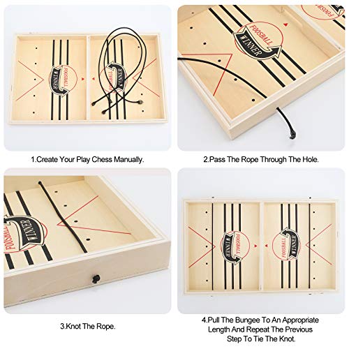 Colmanda Juego de Mesa Fast Sling Puck Juego de Air Hockey Juguete de Tablero de Catapulta Sling Puck Winner Interactivos Entre Padres e Hijos Actividades de Reunión Familiar para Padres e Hijos (1) Colmanda Juego de Mesa Fast Sling Puck Juego de Air Hockey Juguete de Tablero de Catapulta Sling Puck Winner Interactivos Entre Padres e Hijos Actividades de Reunión Familiar para Padres e Hijos (1)