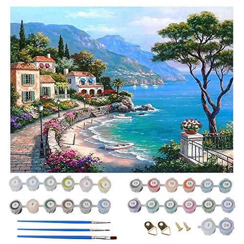 Colmanda Pintar por Numeros, Lienzo de DIY de Pintura al óleo Kits, DIY de Pintura al óleo con Pinceles y Pinturas Hogar Decoraciones Regalo para Niños, Adultos Mayores 40 x 50 cm Colmanda Pintar por Numeros, Lienzo de DIY de Pintura al óleo Kits, DIY de Pintura al óleo con Pinceles y Pinturas Hogar Decoraciones Regalo para Niños, Adultos Mayores 40 x 50 cm