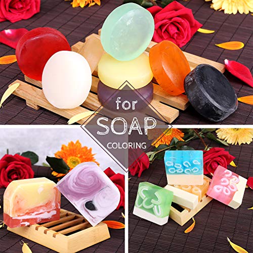 Colorante Jabón 20 Colores - Colorante de Bomba de Baño Líquido para Fabricación de Jabón, Limo - Tinte de Bomba de Baño para Kit de Suministros de Elaboración Jabon DIY, Manualidades - 6ml Cada Uno Colorante Jabón 20 Colores - Colorante de Bomba de Baño Líquido para Fabricación de Jabón, Limo - Tinte de Bomba de Baño para Kit de Suministros de Elaboración Jabon DIY, Manualidades - 6ml Cada Uno