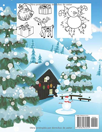 colorea tu navidad, gran libro de navidad para niños de 4 a 6 años
