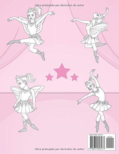 Colorear Bailarina: Libro de Colorear para Niños de 3 a 10 Años Colorear Bailarina: Libro de Colorear para Niños de 3 a 10 Años