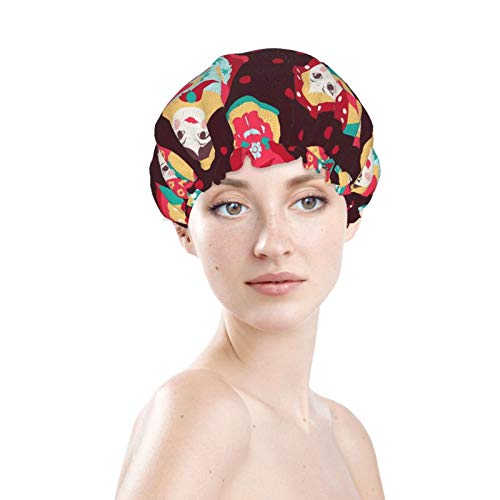 Colorido lindo muñeca rusa multiusos suave elástico gorro de baño impermeable capó Colorido lindo muñeca rusa multiusos suave elástico gorro de baño impermeable capó