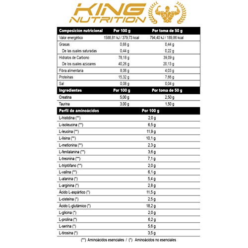 COLOSSUS MASS 3kg Vainilla King Nutrition proteina carbohidratos creatina gainer subidor de masa peso y fuerza