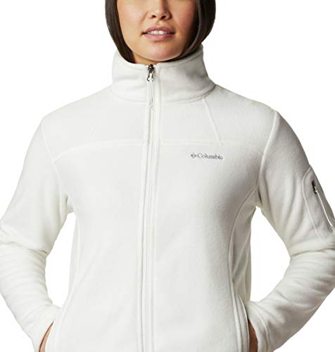 Columbia Fast Trek II Forro Polar con Cremallera, Mujer, Blanco (Sea Salt), S