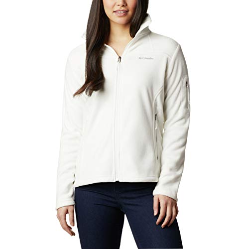 Columbia Fast Trek II Forro Polar con Cremallera, Mujer, Blanco (Sea Salt), S