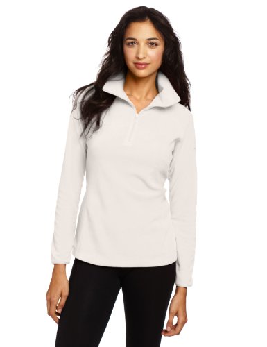 Columbia Fleece Glacial III 1/2 Zip Jersey de Forro Polar, Mujer, Blanco (Sea Salt), M Columbia Fleece Glacial III 1/2 Zip Jersey de Forro Polar, Mujer, Blanco (Sea Salt), M