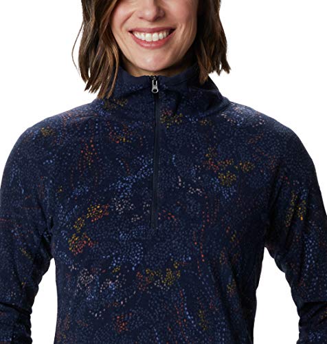 Columbia Glacial IV Forro Polar Estampado, Mujer, Azul (Dark Nocturnal Dotty Floral), S Columbia Glacial IV Forro Polar Estampado, Mujer, Azul (Dark Nocturnal Dotty Floral), S