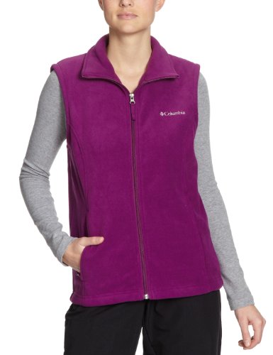 Columbia Island Press Sapphire - Chaleco para Mujer, tamaño L, Color Morado Columbia Island Press Sapphire - Chaleco para Mujer, tamaño L, Color Morado