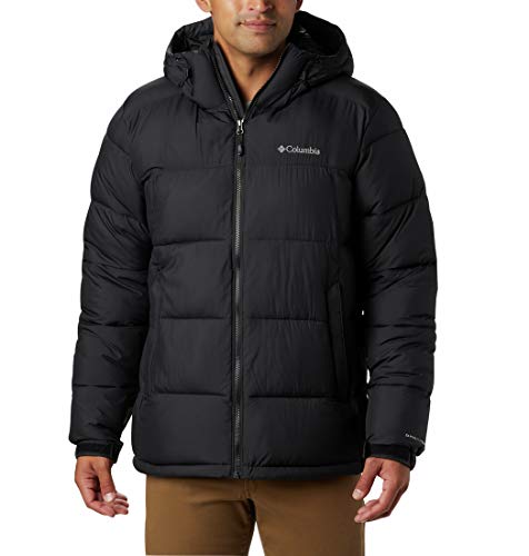 Columbia Pike Lake Chaqueta con Capucha, Hombre, Negro, L