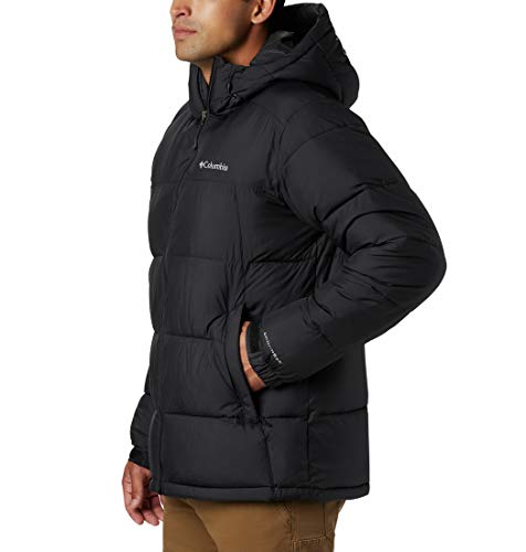 Columbia Pike Lake Chaqueta con Capucha, Hombre, Negro, L