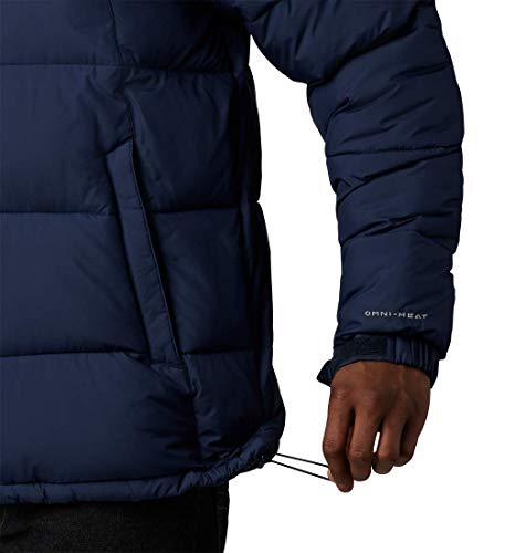 Columbia Pike Lake, Chaqueta forrada con capucha, Hombre, Azul oscuro(Nocturnal), Talla L