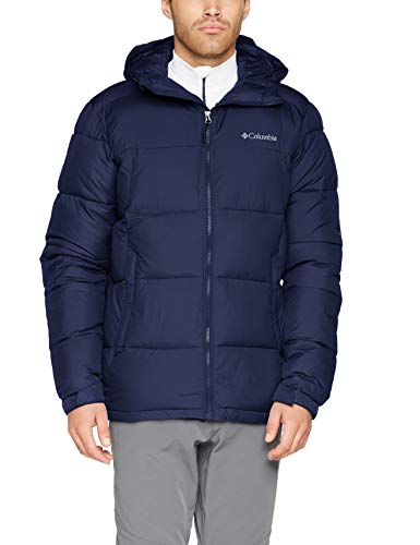 Columbia Pike Lake, Chaqueta forrada con capucha, Hombre, Azul oscuro(Nocturnal), Talla L