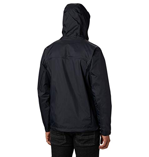 Columbia Pouring Adventure Chaqueta para Hombre, Negro, L