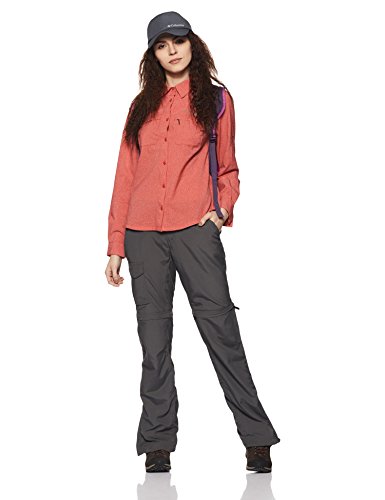 Columbia Silver Ridge Convertible Pant Pantalón de Senderismo 2-en-1 para Mujer, Gris (Grill), W40/R Columbia Silver Ridge Convertible Pant Pantalón de Senderismo 2-en-1 para Mujer, Gris (Grill), W40/R