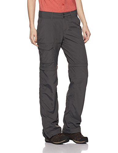 Columbia Silver Ridge Convertible Pant Pantalón de Senderismo 2-en-1 para Mujer, Gris (Grill), W40/R