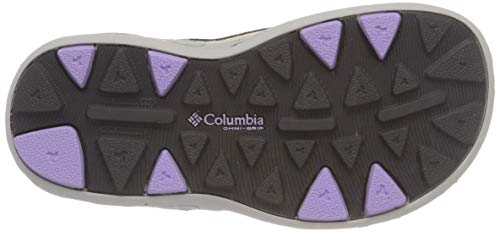 Columbia Techsun™ Vent, Sandalias Niñas, Gris (Tradewinds Grey, White Violet), 28 EU