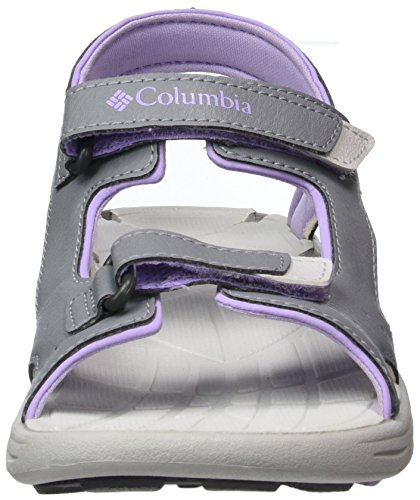 Columbia Techsun™ Vent, Sandalias Niñas, Gris (Tradewinds Grey, White Violet), 34 EU