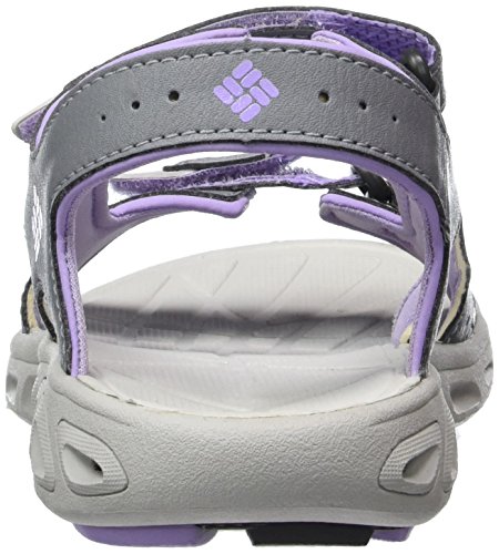 Columbia Techsun™ Vent, Sandalias Niñas, Gris (Tradewinds Grey, White Violet), 34 EU