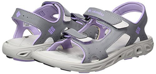 Columbia Techsun™ Vent, Sandalias Niñas, Gris (Tradewinds Grey, White Violet), 34 EU Columbia Techsun™ Vent, Sandalias Niñas, Gris (Tradewinds Grey, White Violet), 34 EU