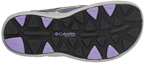 Columbia Techsun™ Vent, Sandalias Niñas, Gris (Tradewinds Grey, White Violet), 34 EU