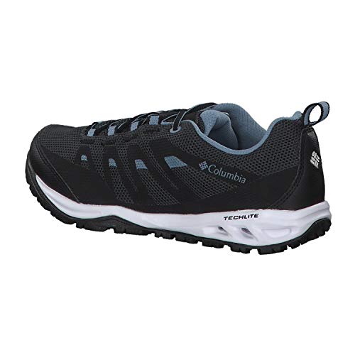 Columbia Vapor Vent, Zapatillas de Senderismo Mujer, Black (Black, Dark Mirage 010), 38 EU