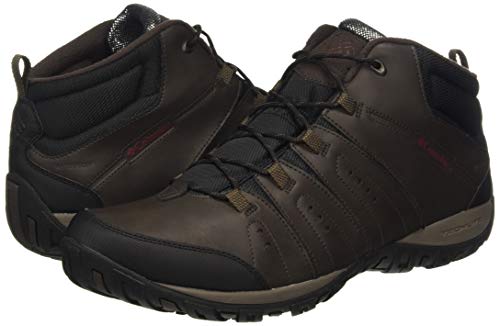 Columbia Woodburn II Chukka Waterproof Omni-Heat, Zapatos Hombre, Marrón (Cordovan, Garnet Red), 42 EU